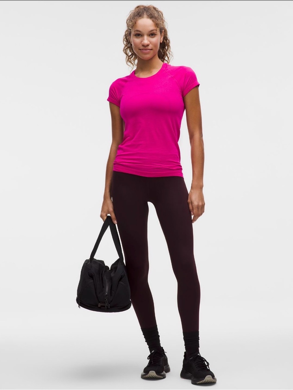 LULULEMON Women’s Swiftly Tech Short-Sleeve Shirt 2.0 -Pink